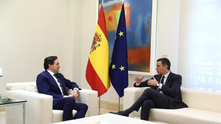 pedro sanchez y dario gil