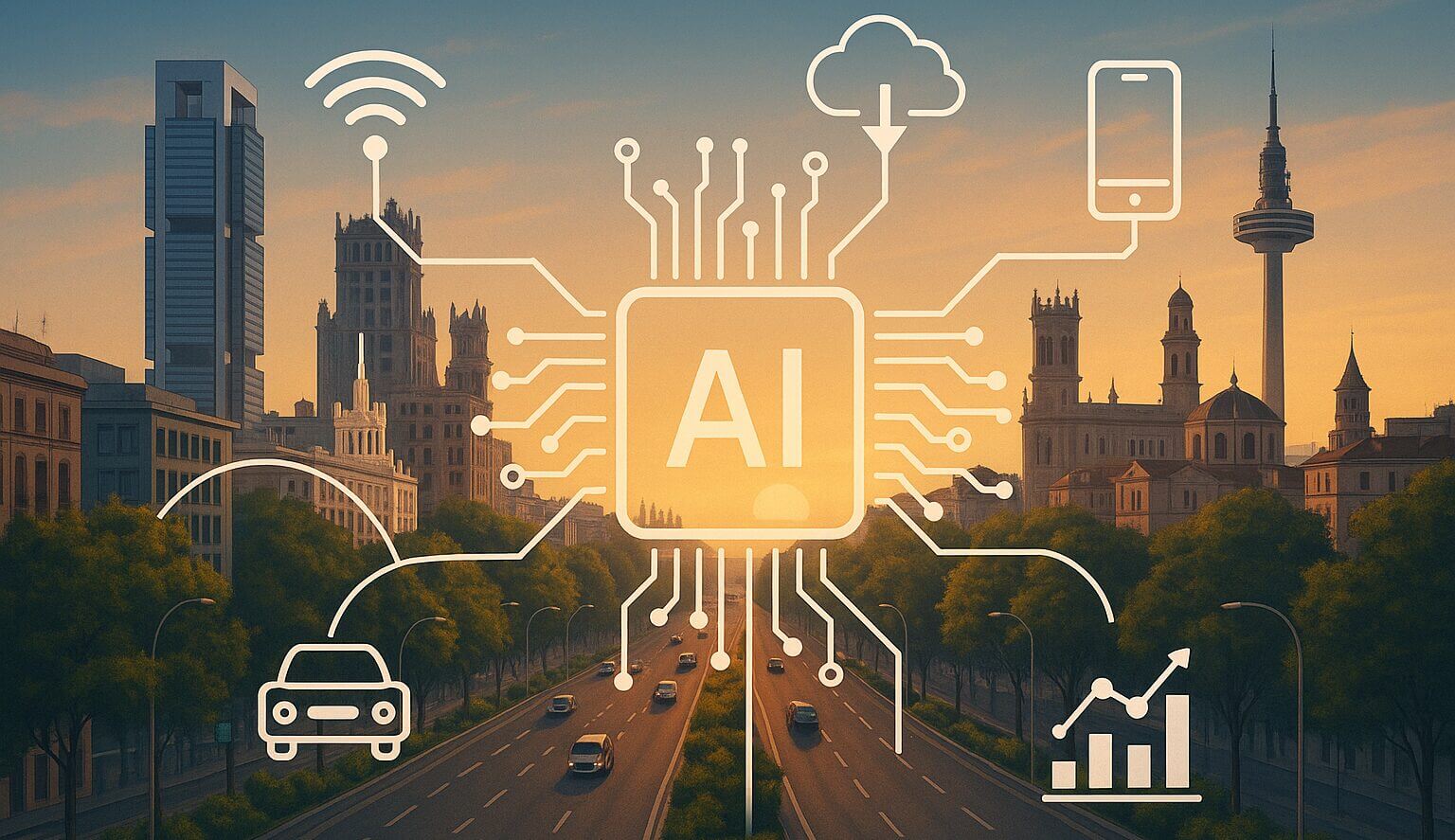 España apuesta fuerte por la IA: 87 millones para transformar sus ciudades en inteligentes
