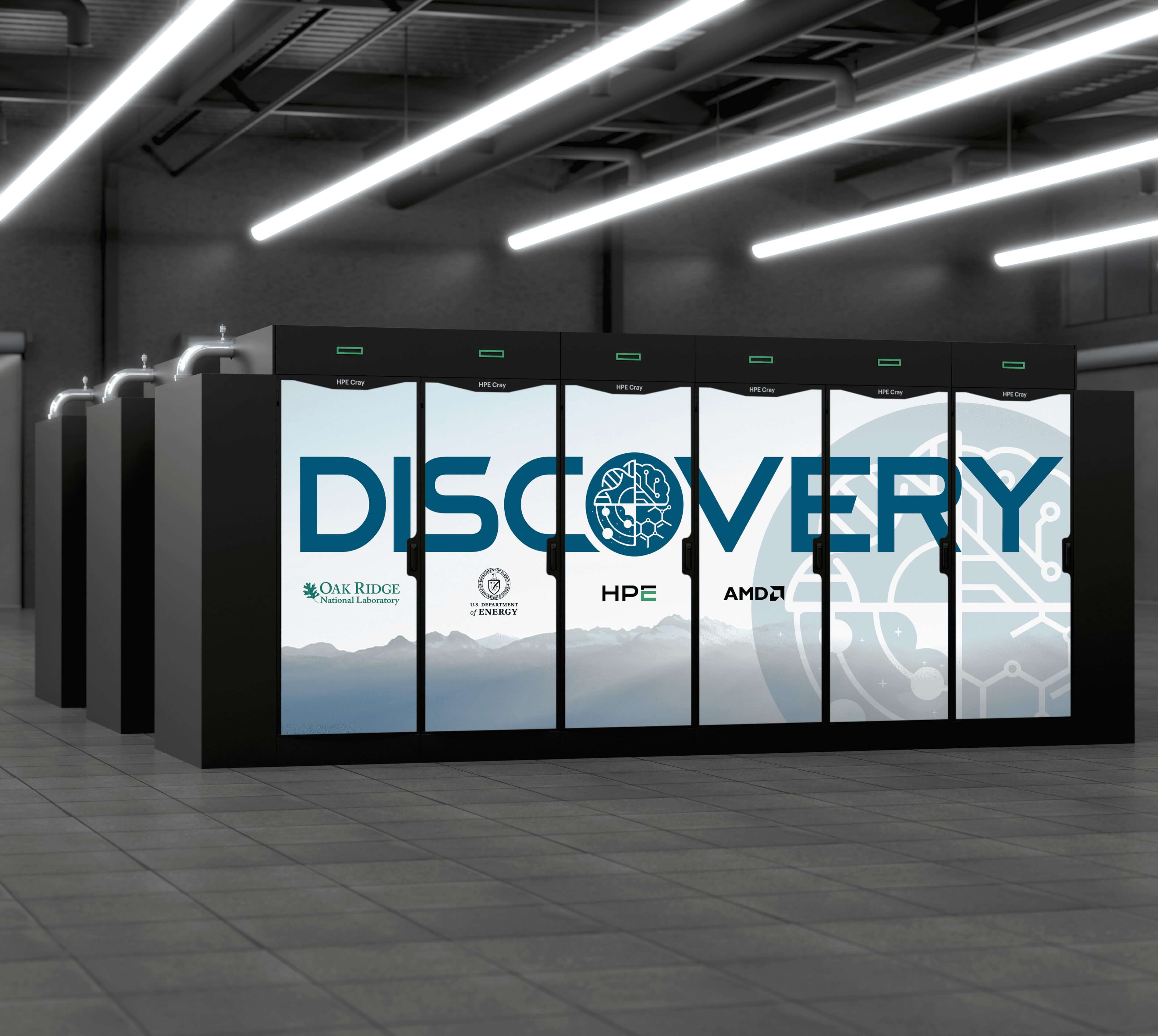 ORNL GX 3D System Mock-Up – Discovery – datacenter
