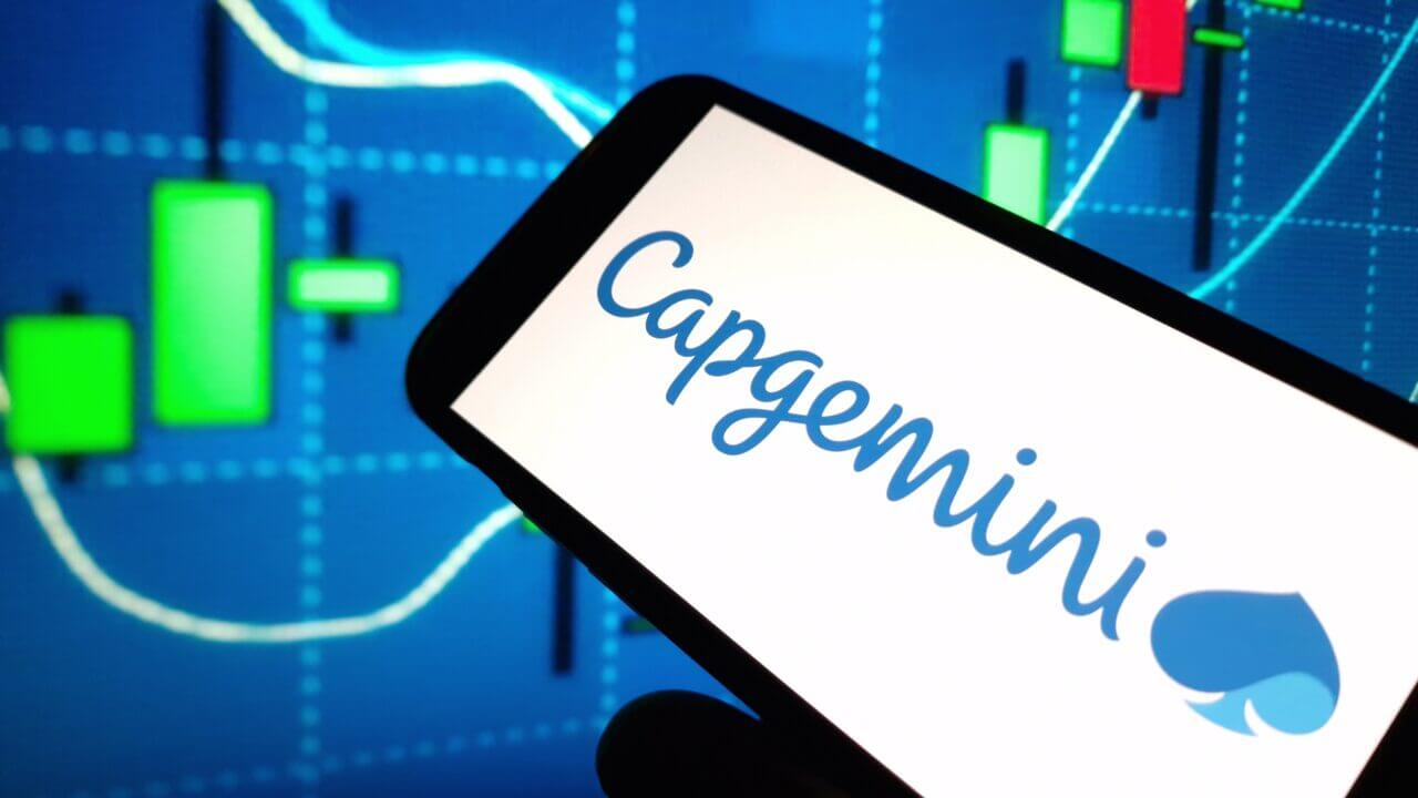Konskie, Poland – November 24, 2024: Capgemini company logo displayed on mobile phone