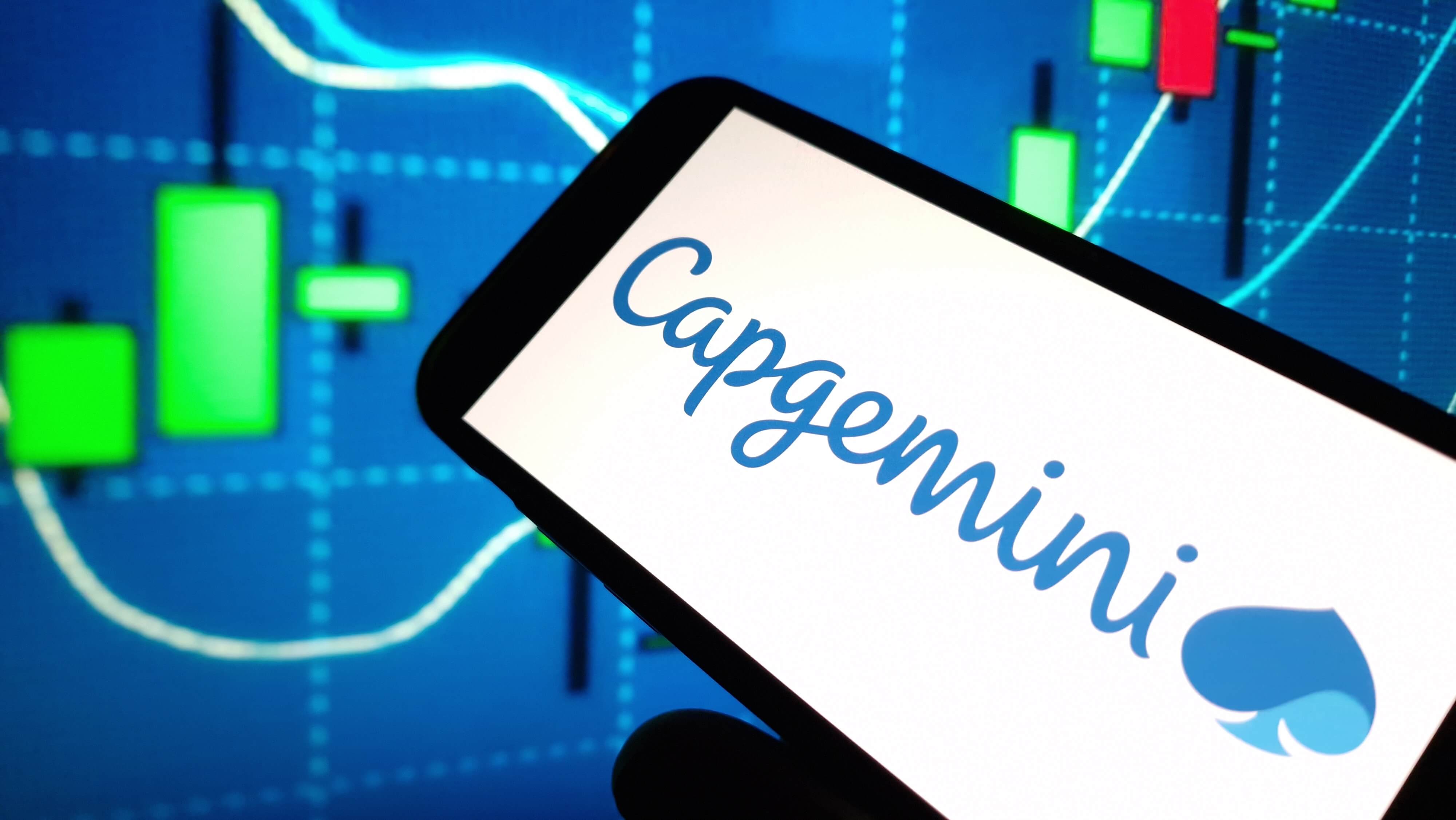 Konskie, Poland – November 24, 2024: Capgemini company logo displayed on mobile phone