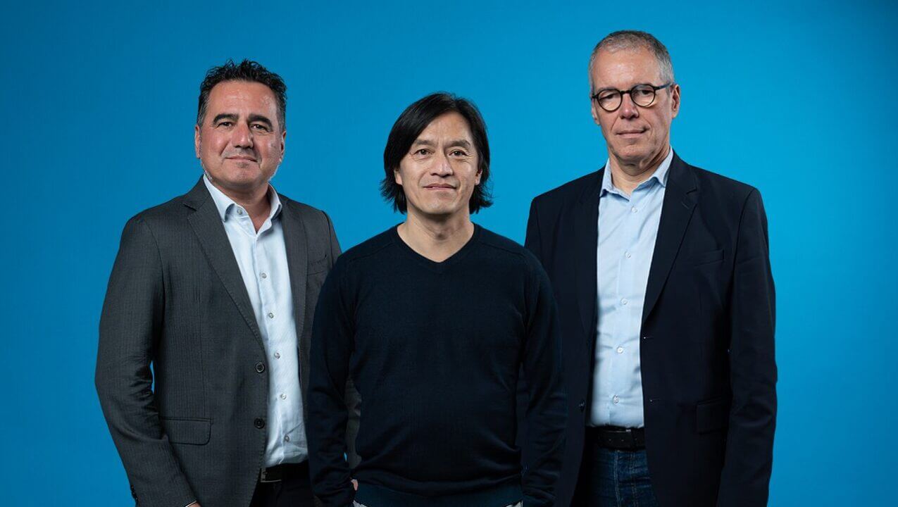 Javier Llosá, Patrik Giudicelli y Jean-Michel Breul