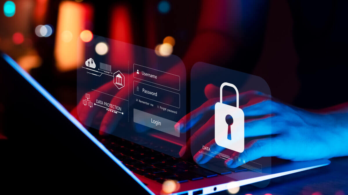 cybersecurity concept, user privacy security and encryption, sec