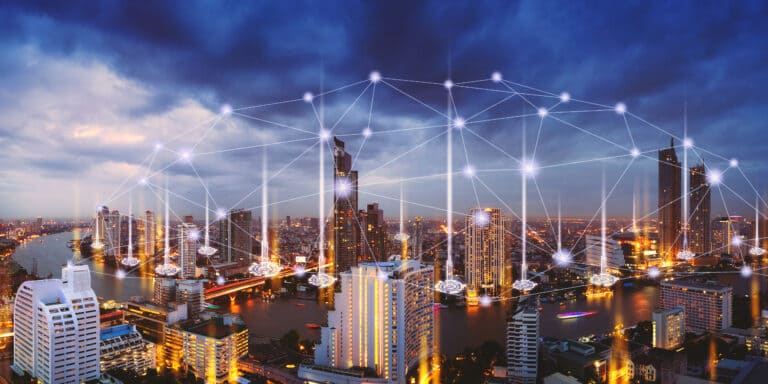 Smart Network and Connection city of Bangkok